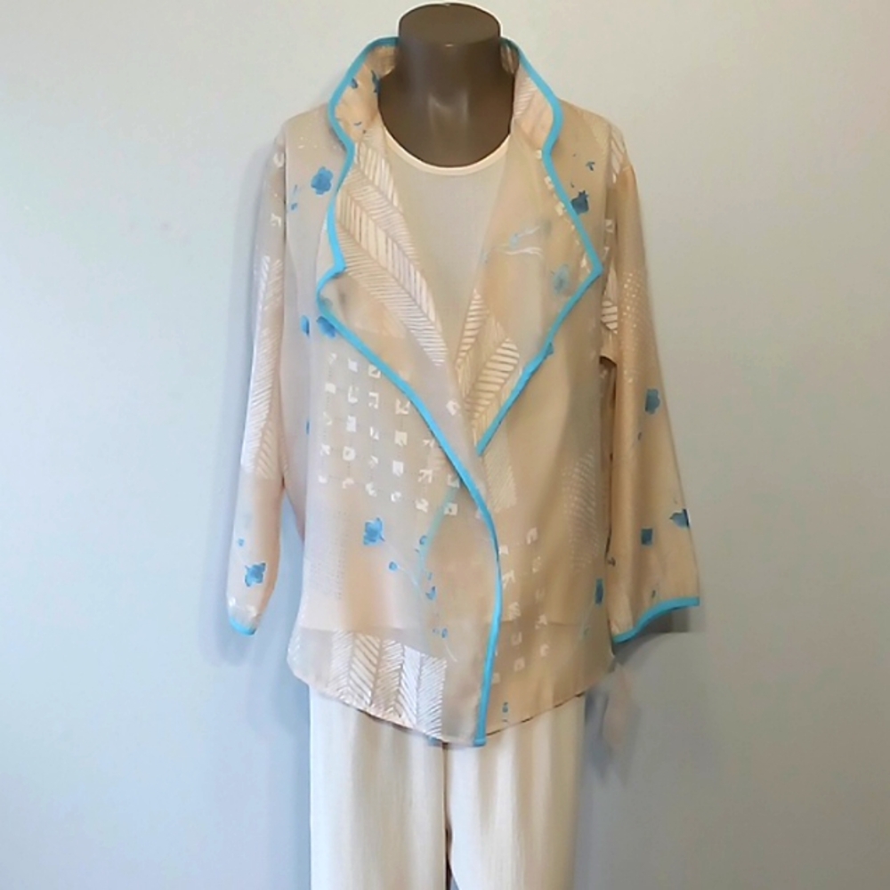 Beautiful & Rare 3pc Cream pants set by Connie's Moonlight L.A.